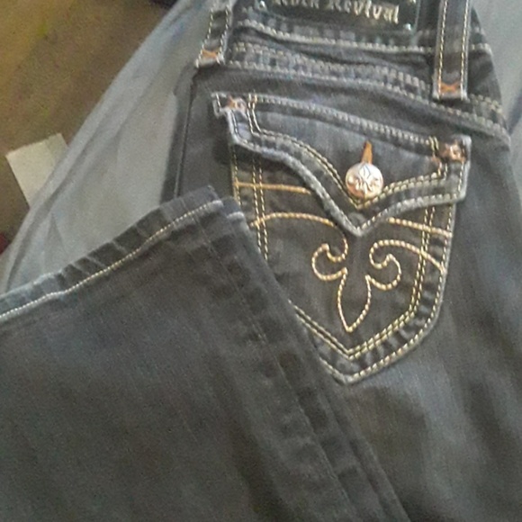 ROCK REVIVAL JEANS SIZE 25 - Picture 2 of 8